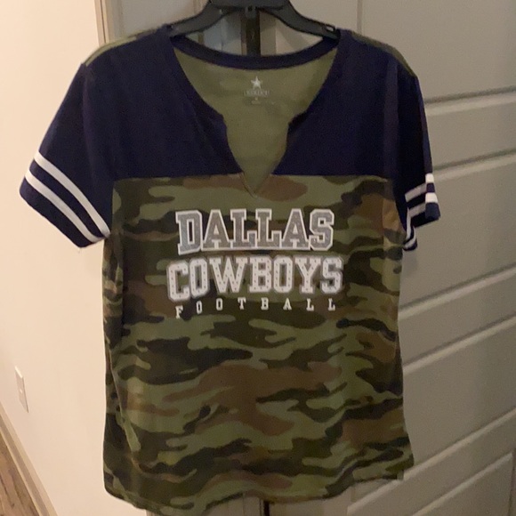 Tops | Womens Cowboys Camo Shirt | Poshmark
